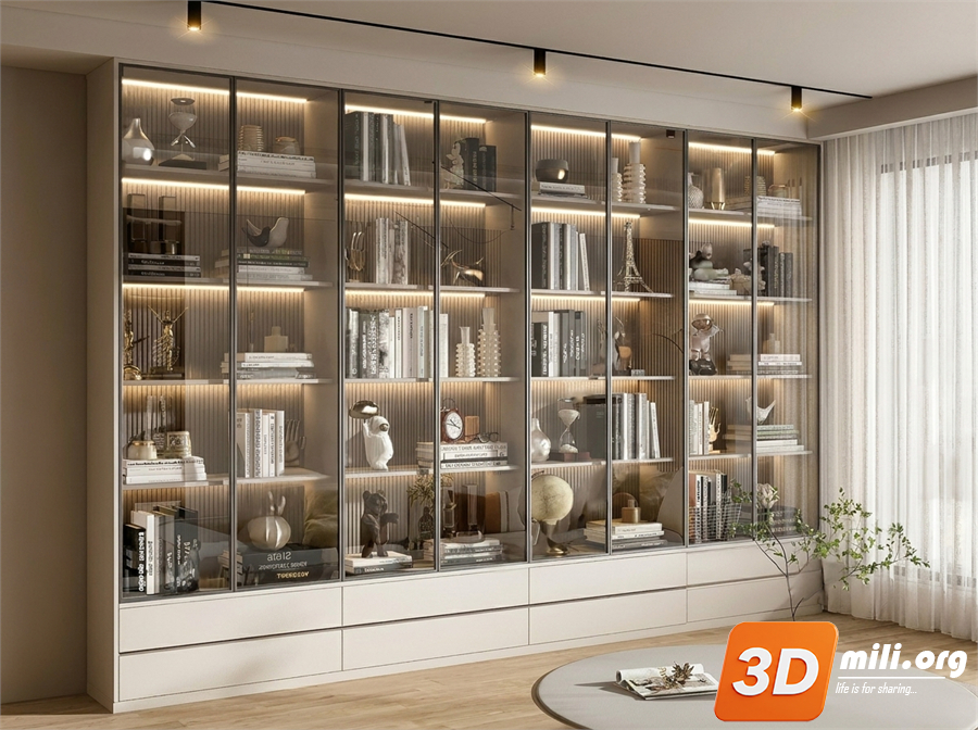 Bookcase Skp Files
